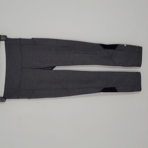 𝅺lululemon heathered black size 4 pace rival crop leggings